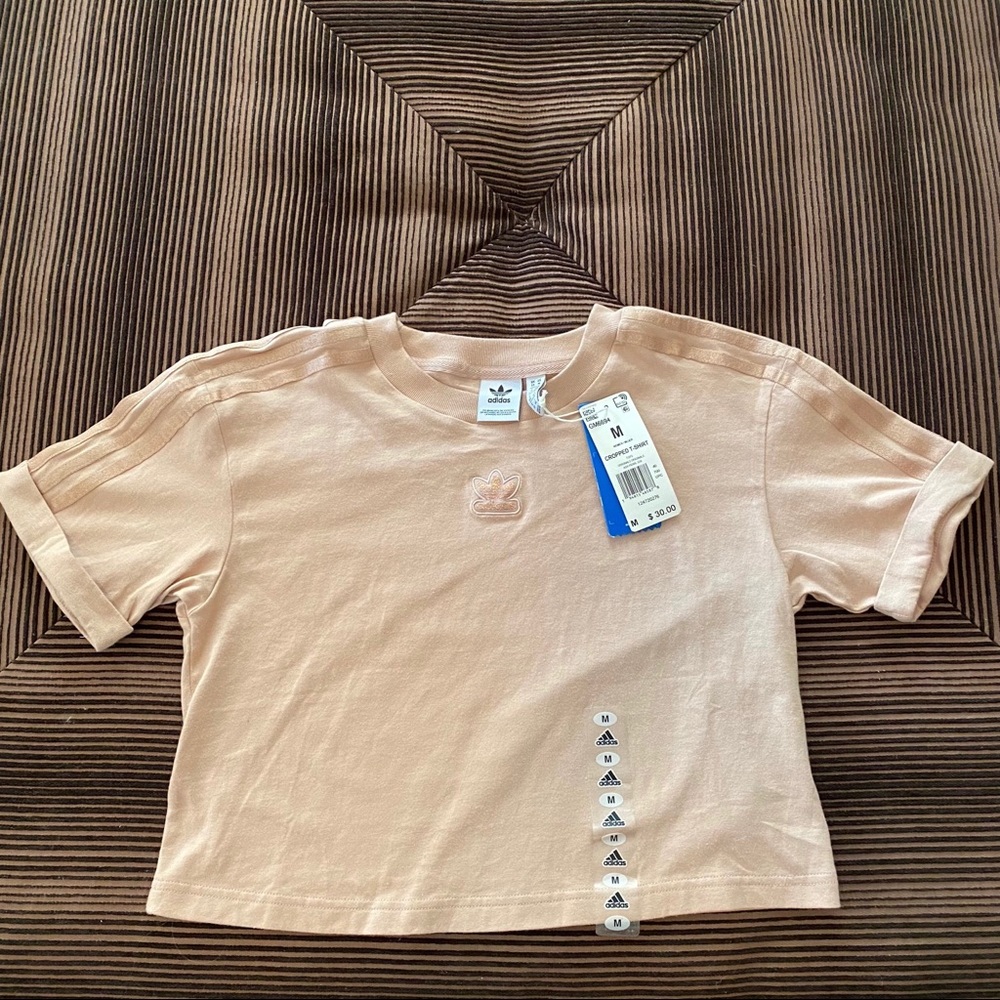 Adidas Cropped TShirt - Size M.  NWT
